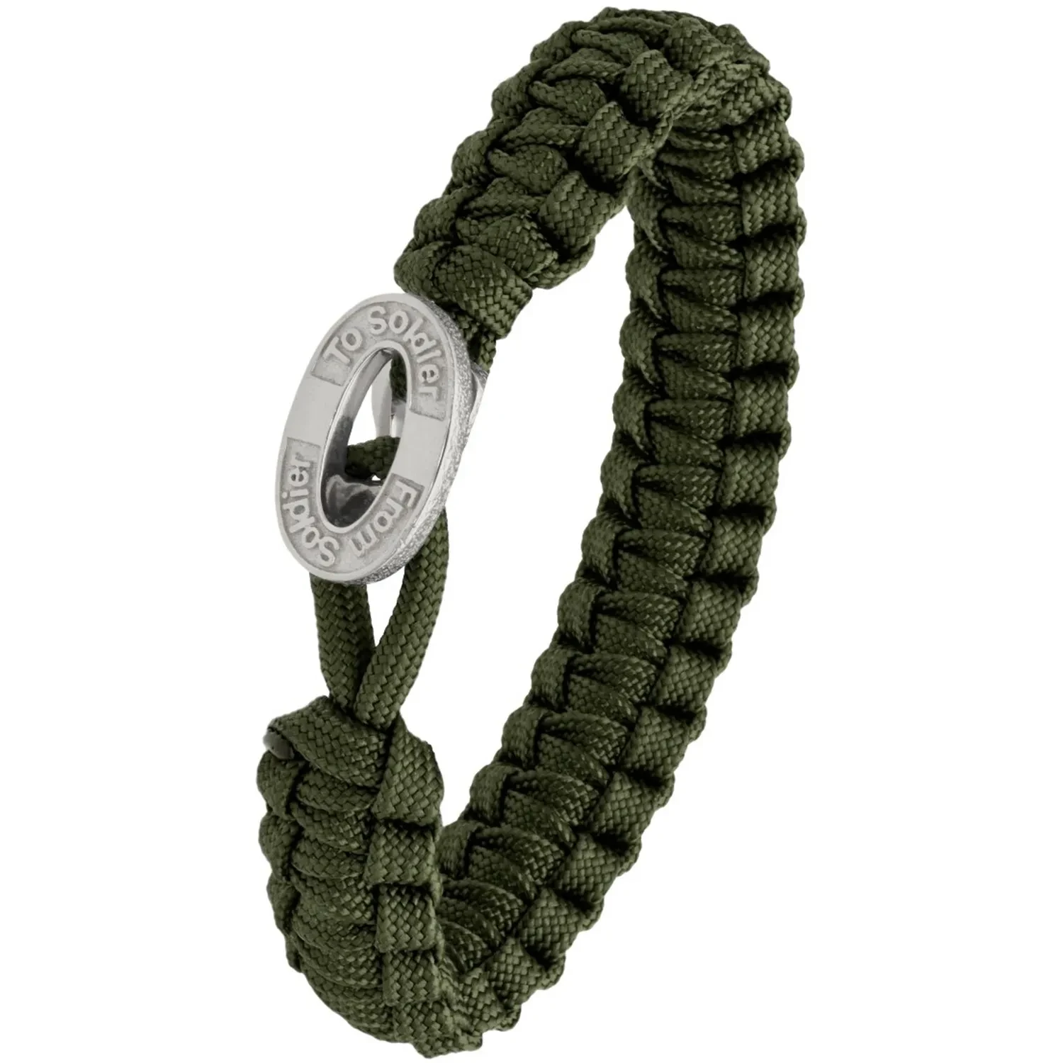 From Soldier To Soldier Oxidized Green Armbånd Oxideret Sølv 1604-FSTS-Gre-S10
