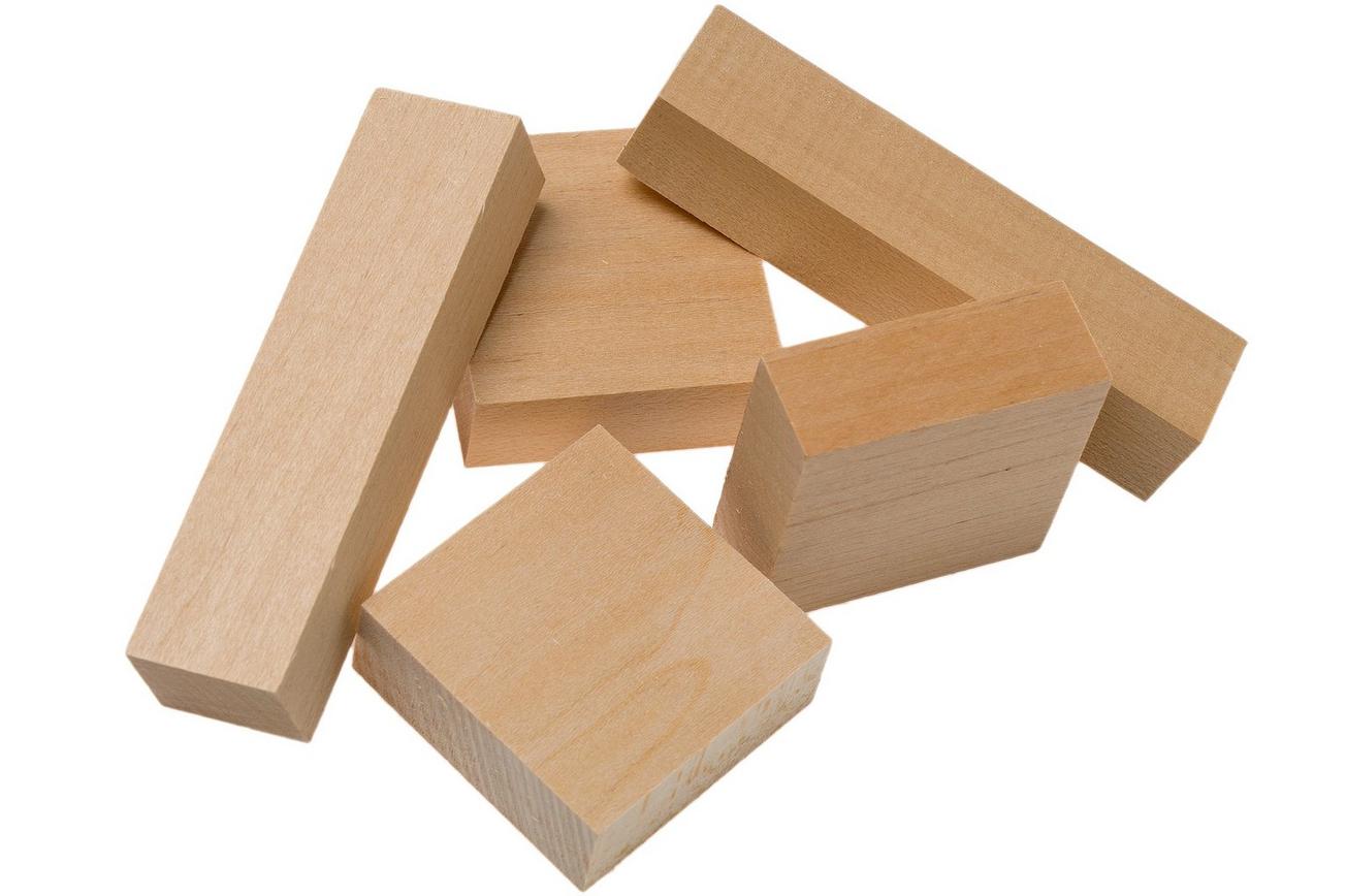 Case Whittling Wood 52554 set met lindenhout