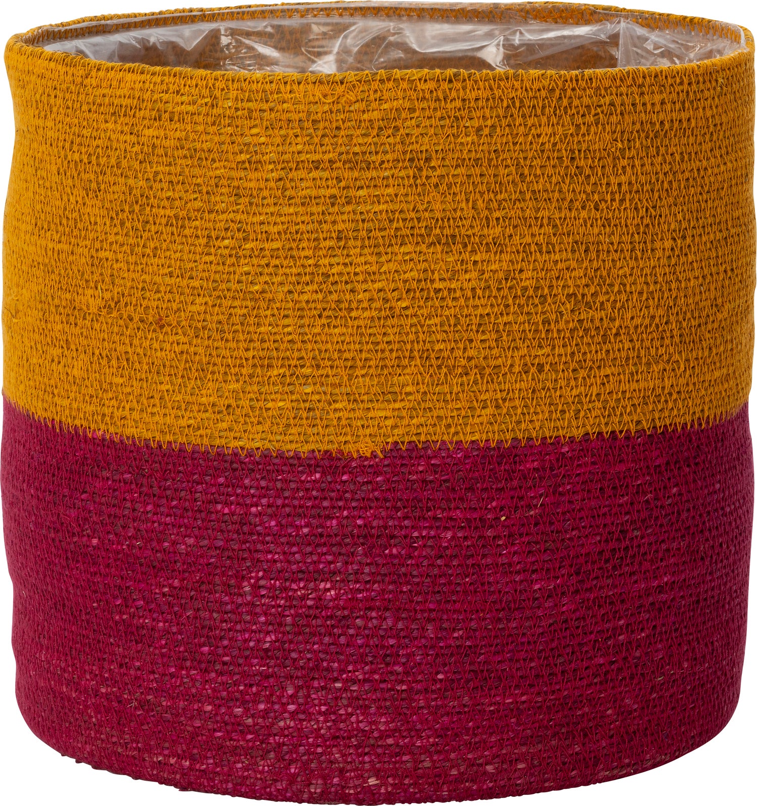 Intratuin plantenmand Mavis oranje / roze D 30 H 30 cm
