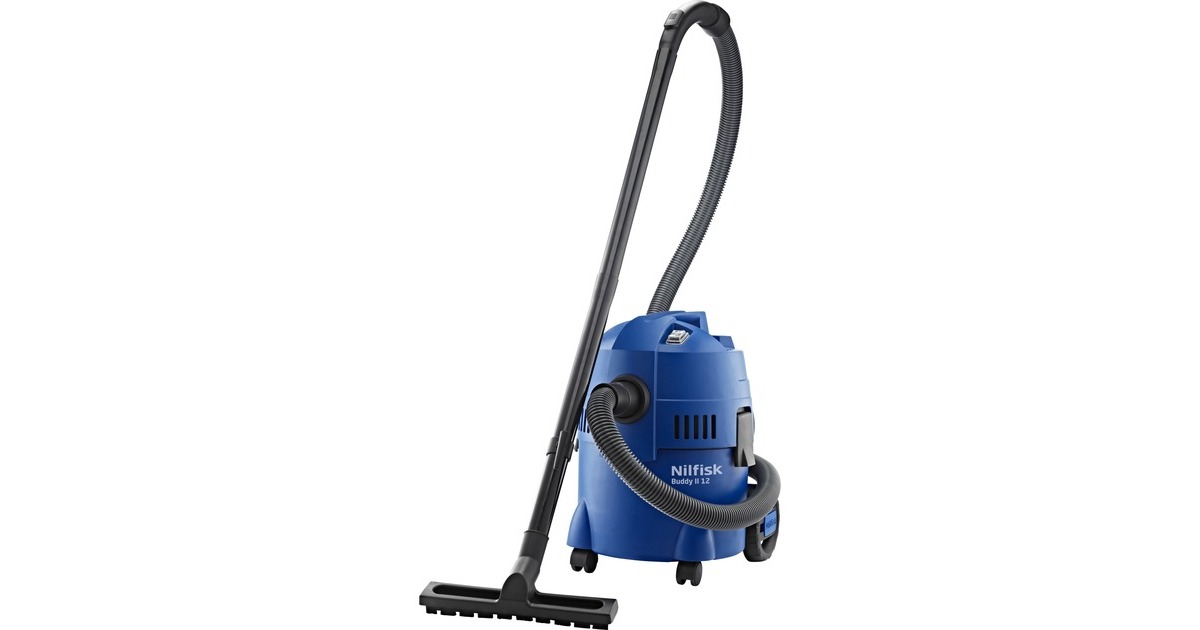 NilfiskBuddy II 12 nat- en droogzuiger  (Blauw/zwart)