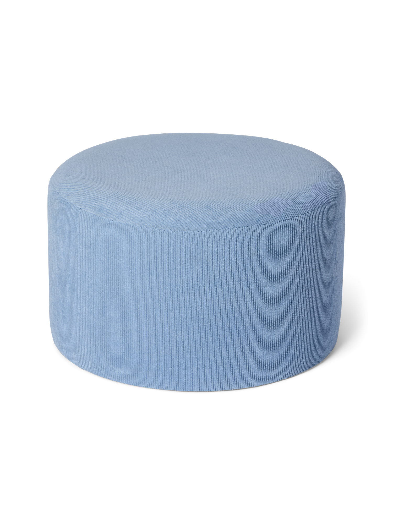 Puf | MDF/polyester/polyuretan. Ø50 x 30 cm.