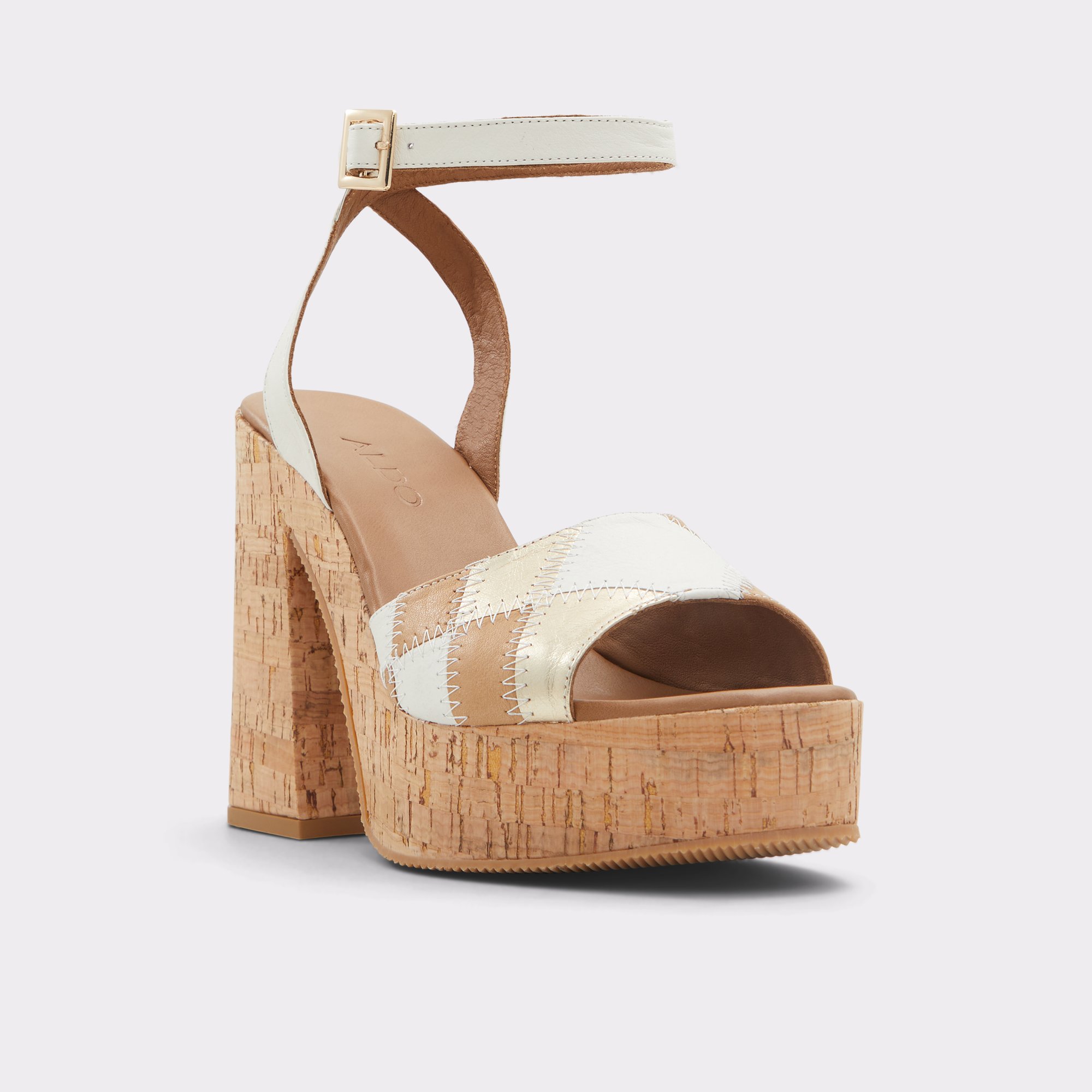 Ocoejan Beige Overflow Women Wedges & Espadrilles