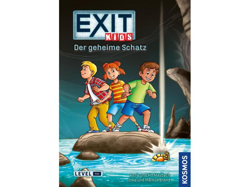 Kosmos EXIT Kids: Das Buch – Der geheime Schatz Das Spiel im Buchformat