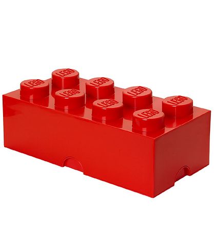 LEGO® Storage Aufbewahrungsbox - 8 Knäufe - 50x25x18 - Rot