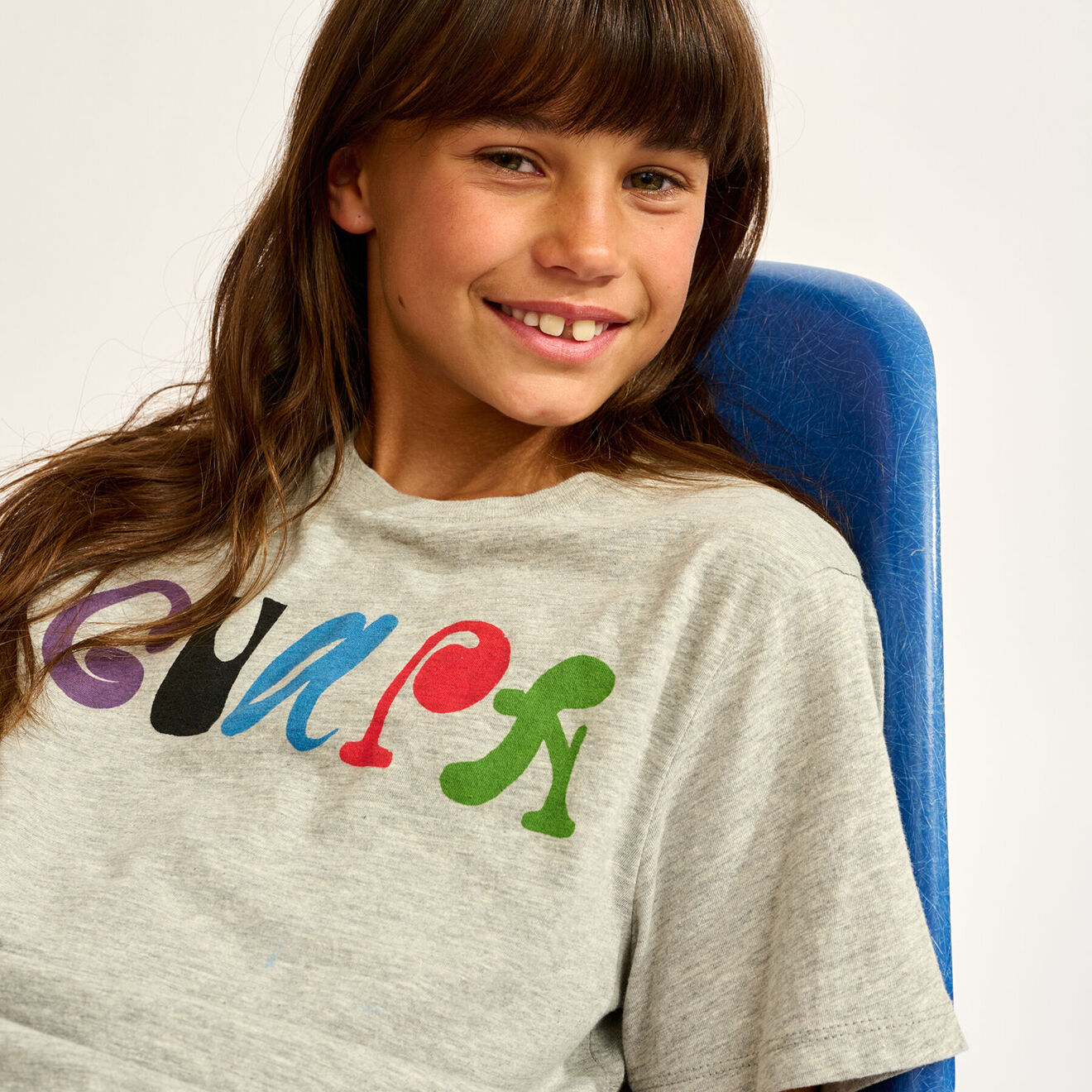 Bellerose T-Shirt 100% Coton Bio Argi gris clair