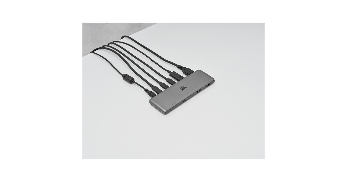 CorsairUSB-C 7-poorts usb-hub  (Grijs)