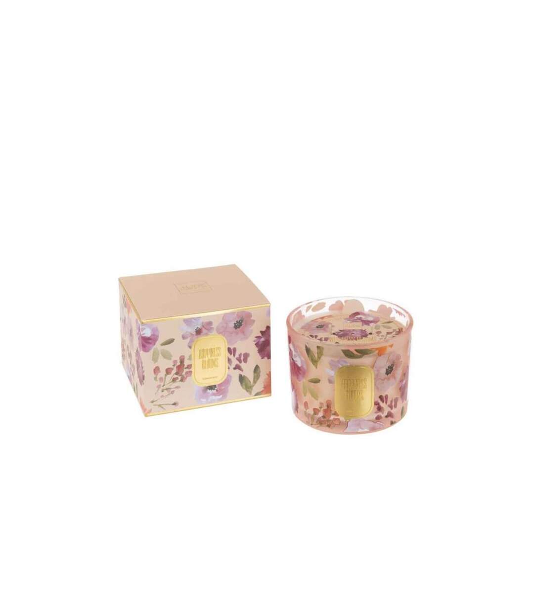 Paris Prix - Bougie Parfumée happiness Blooms 10cm Rainbow Reef