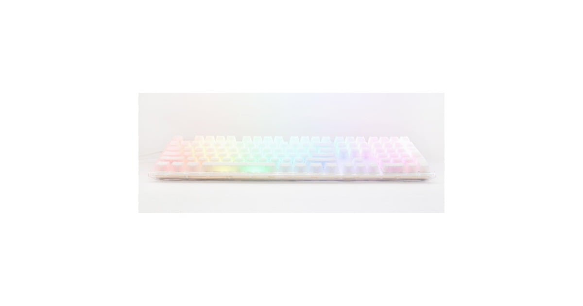 DuckyOne 3 Aura White, toetsenbord  (Wit, US lay-out, Cherry MX Speed Silver, ABS Double Shot, hot swap)