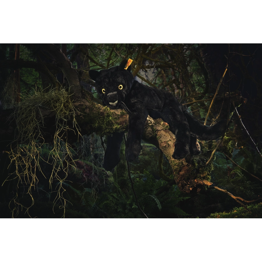 Steiff Nero Schlenker Panther schwarz, 40 cm liegend