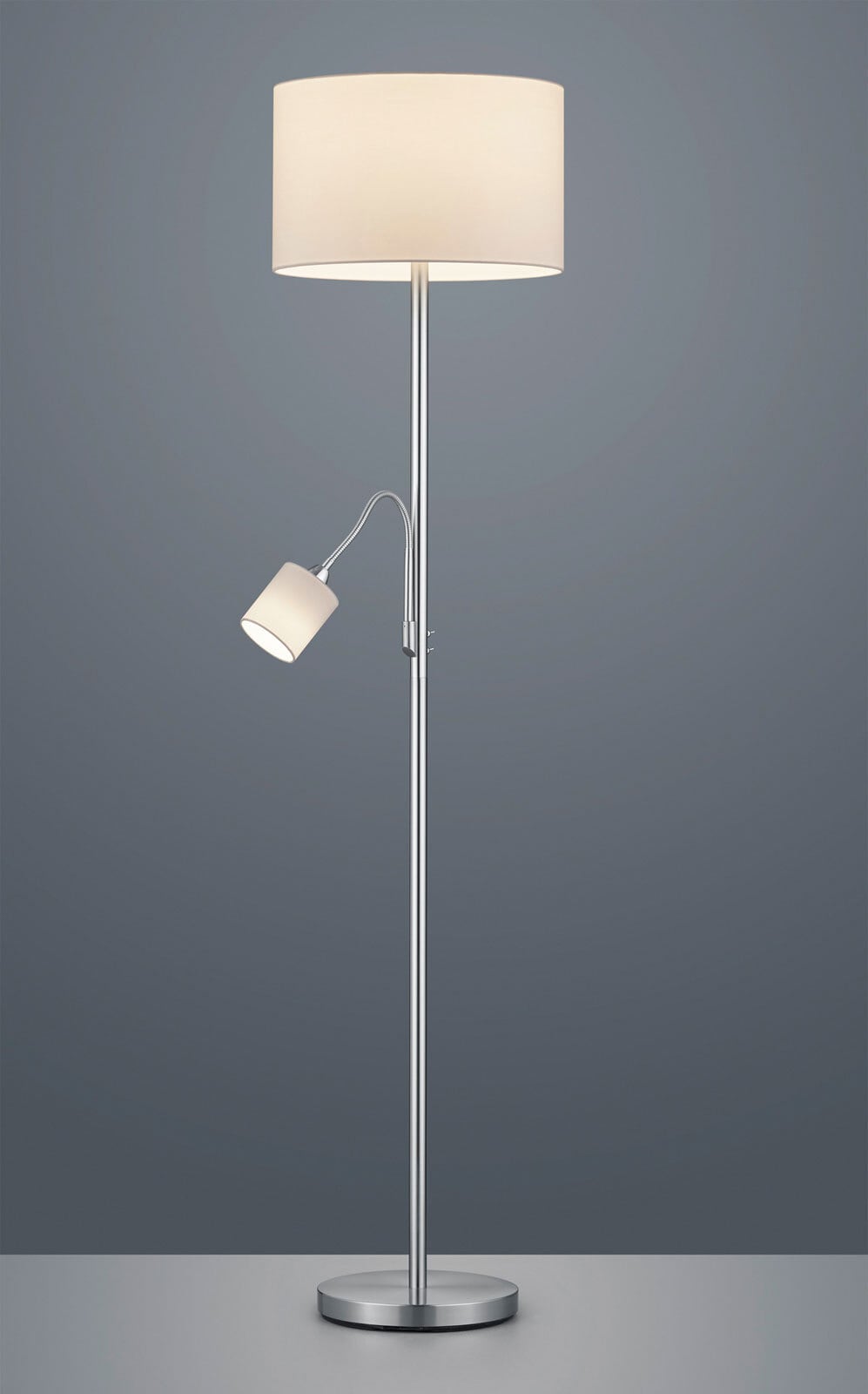 TRIO Retrofit Stehlampe HOTEL weiß