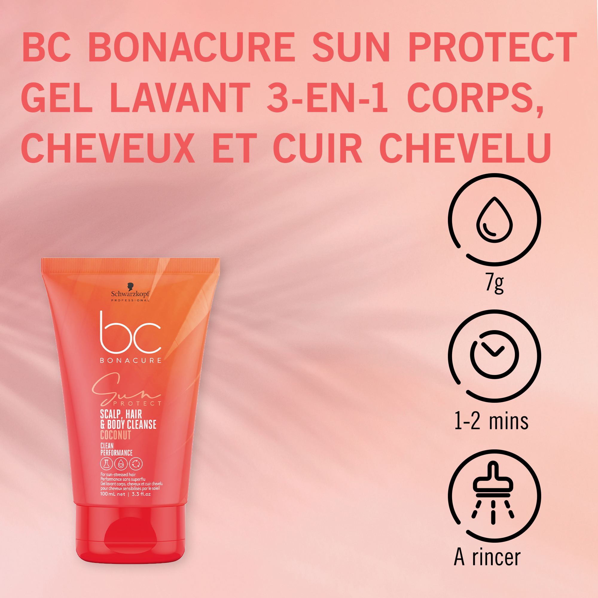 Shampoing Cheveux & Corps BC Sun Protect Schwarzkopf 200 ML