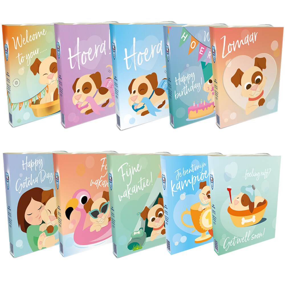 Renske Woef GiftBundel, 10 Soorten, 3 Per Soort30 stuks