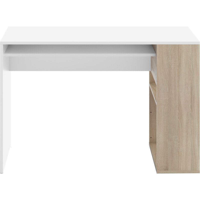 Bureau Yale 114 x 50 cm avec étagère chêne