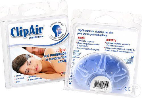 ClipAir Dilatateur Nasal S/M/L Contre Les Ronflements Et La Congestion Nasale 1 Kit