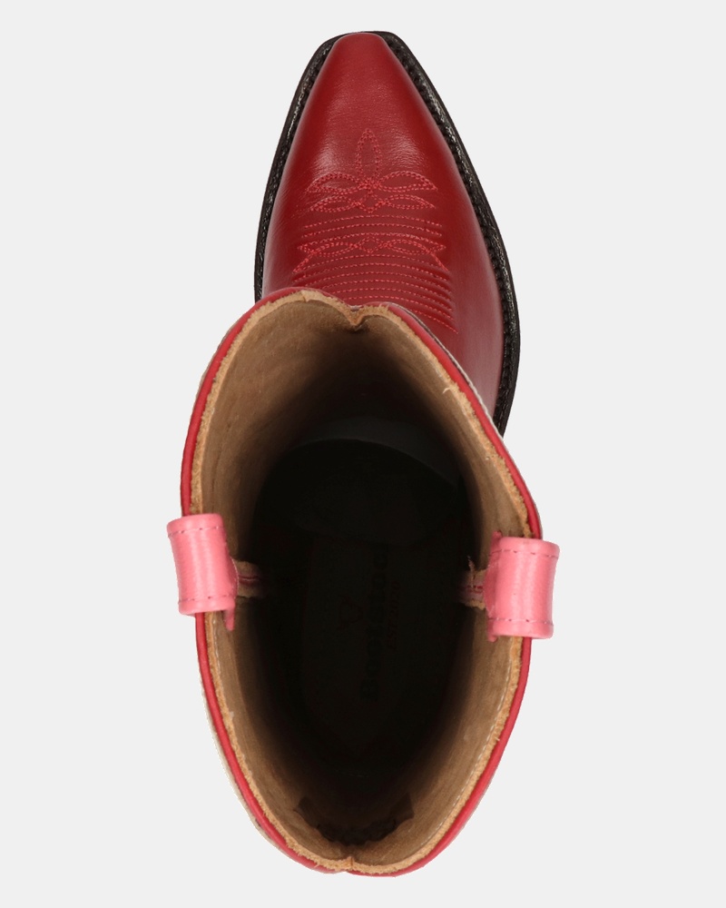 Bootstock Velvet Cake Cowboylaarzen  - rood