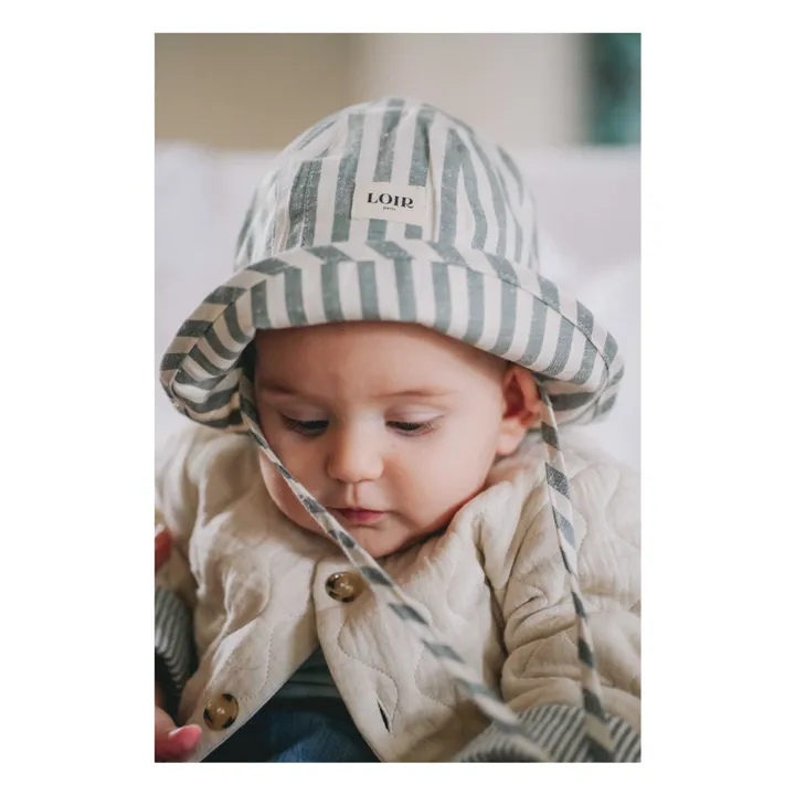 Loir Chapeau Toscane Rayée | Vert