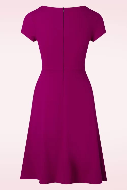 Vintage Chic for Topvintage Azalea swing jurk in amarant