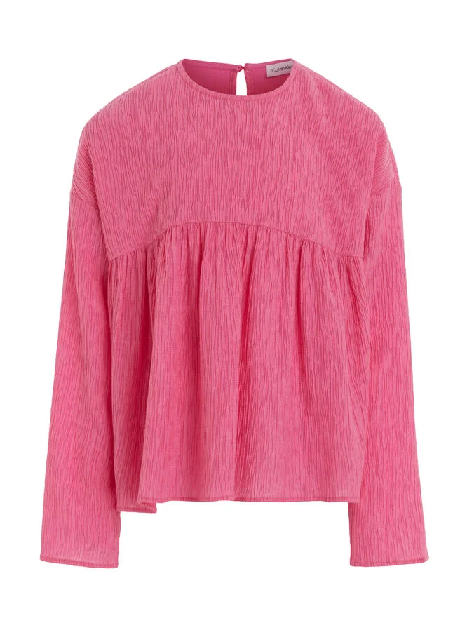 Calvin Klein CRINKLE SS TOP To5