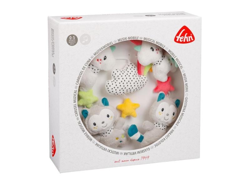 fehn Mobile Aiko & Yuki Einhorn & Katze Musik-Mobile Aiko & Yuki, Einhorn und Katze