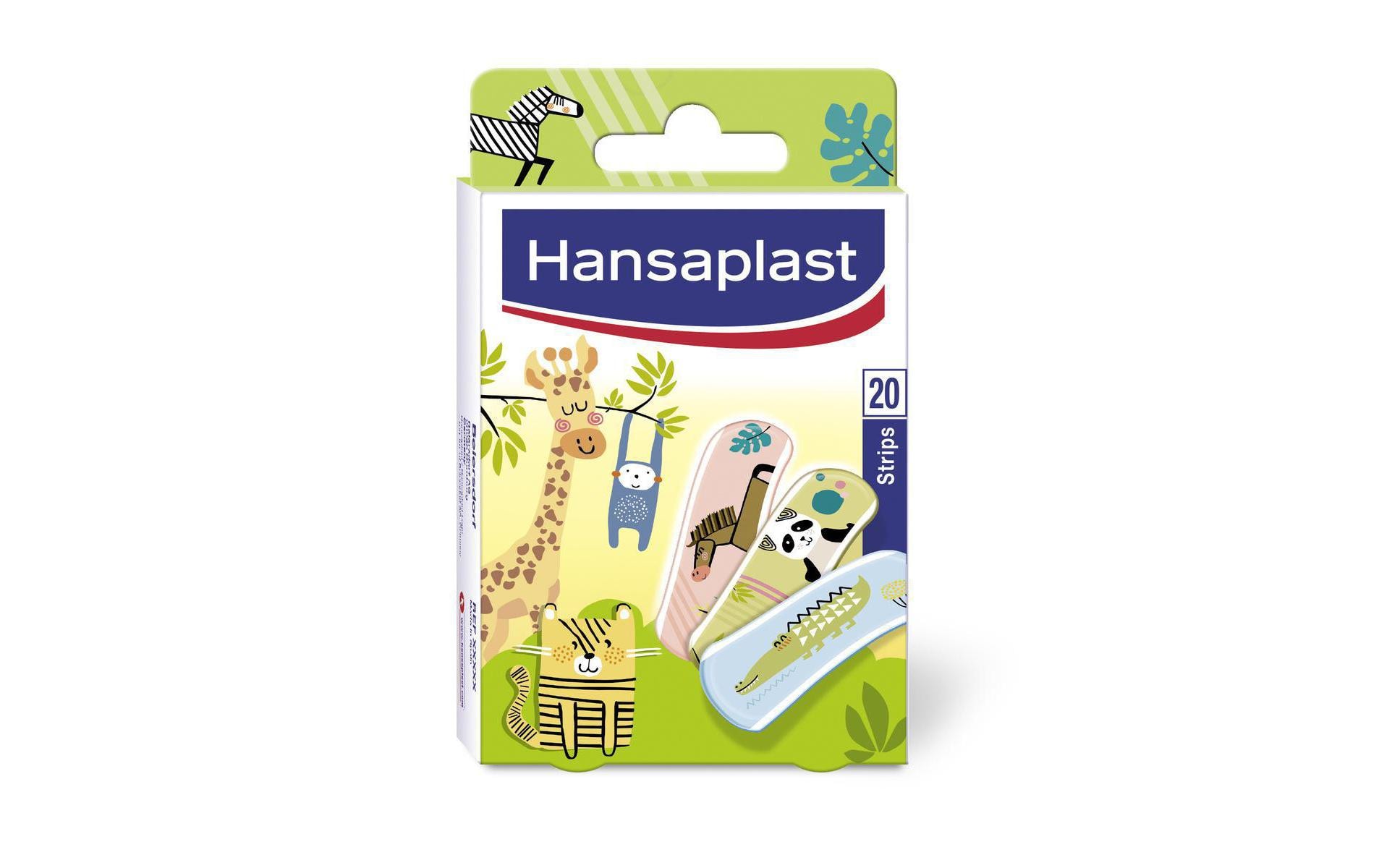 Wundpflaster Kids Animals 20 StückBunte Pflaster mit Tiermotiven