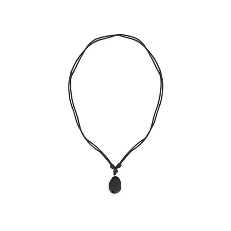 bb Klostermann Kette Edelstein schwarzer Onyx
