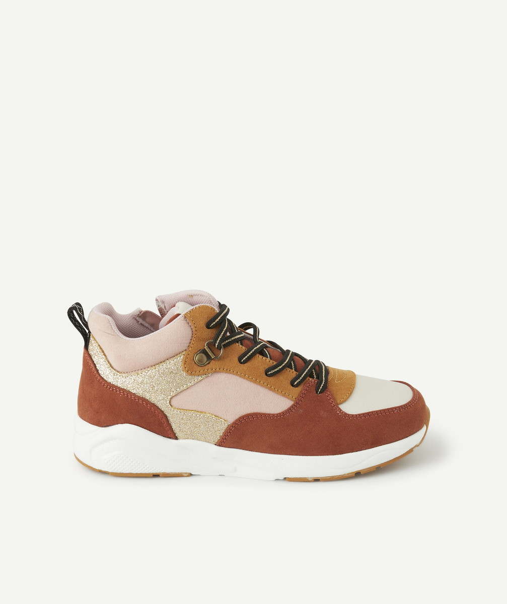 BASKETS MONTANTES FILLE COLORBLOCK AVEC LACETS