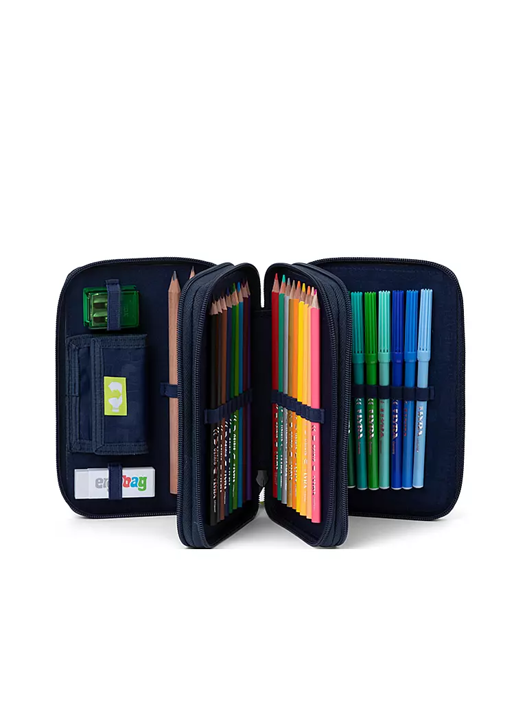 ERGOBAG Maxi Mäppchen MähdrescherBär  dunkelgrün