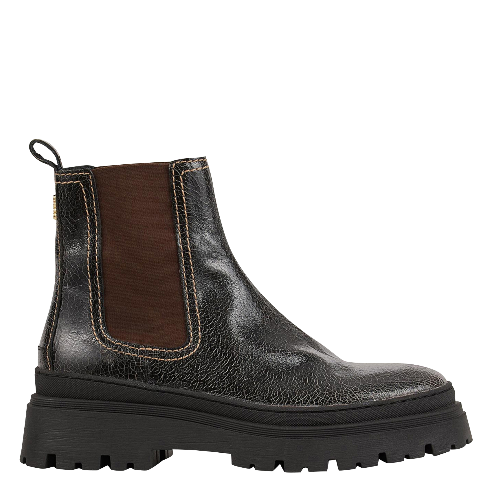 Boots en cuir | Noir