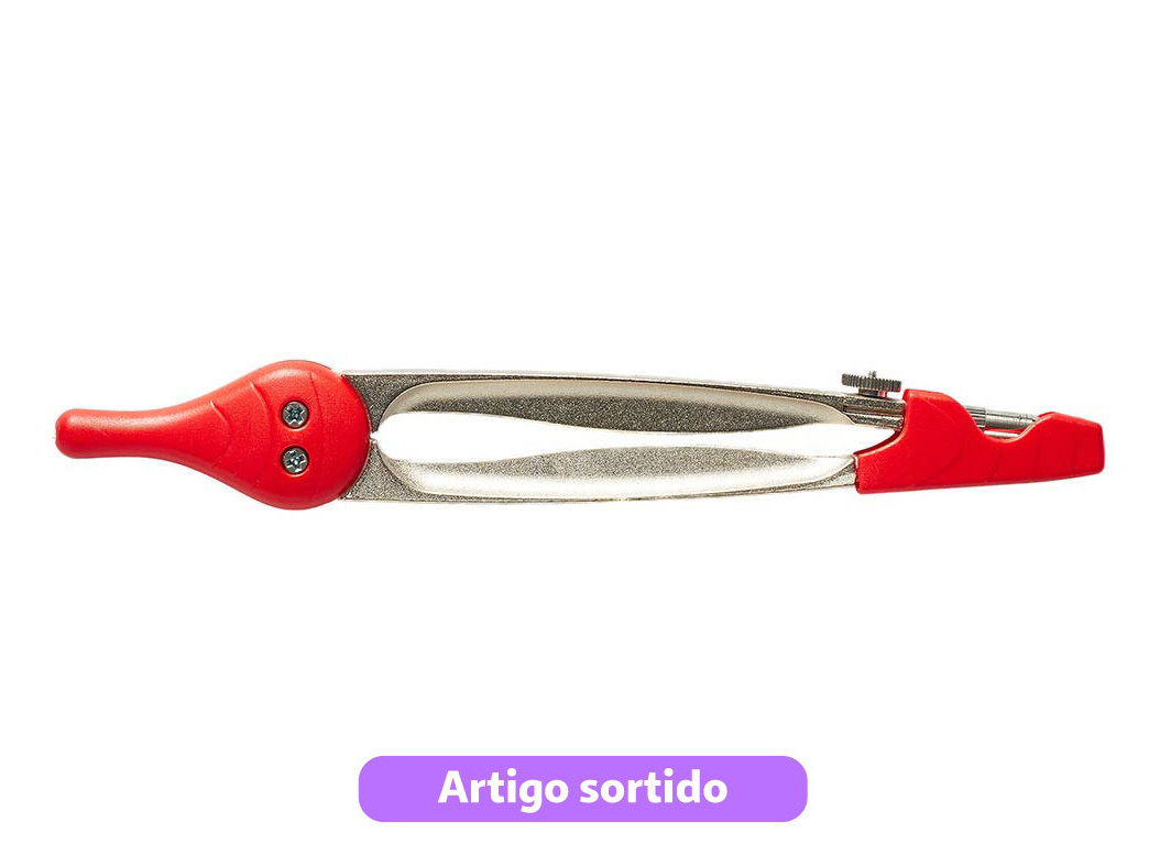 COMPASSO AUCHAN EM METAL CORES SORTIDAS