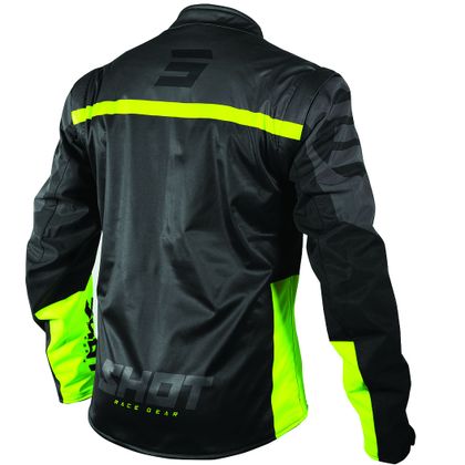 Veste enduro Shot SOFTSHELL LITE - BLACK NEON YELLOW 2022 - Noir / Jaune