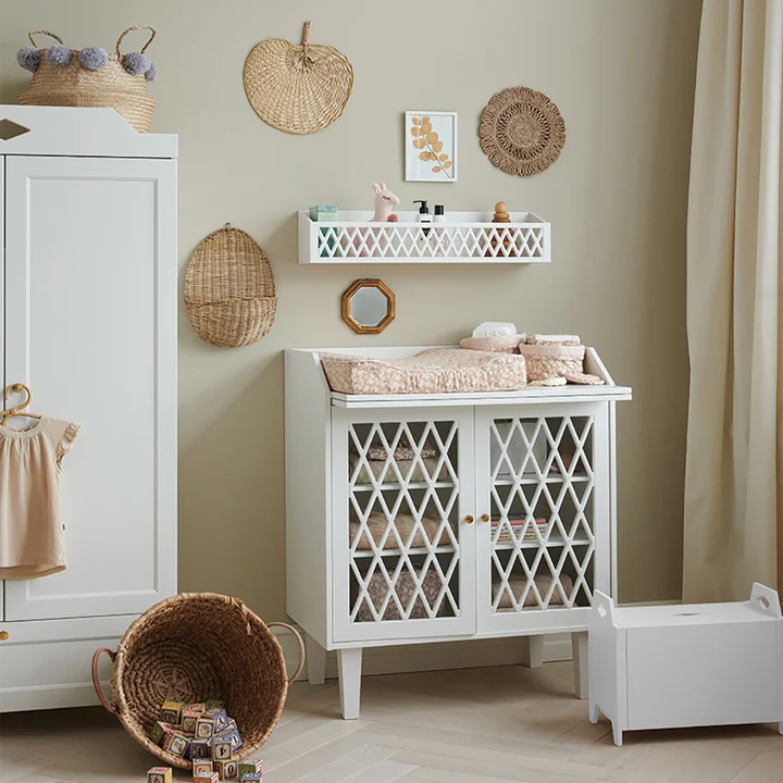 Cam Cam Copenhagen - Harlequin Wickeltisch, weiss