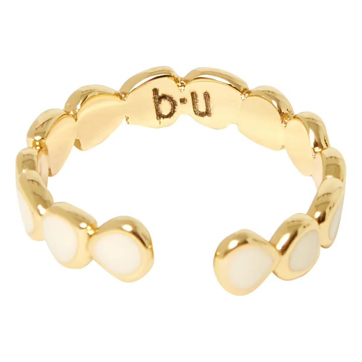 Bangle Up Bague Ajustable Lumi | Blanc