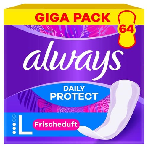 Always Daily Protect Long Slipeinlagen mit Frischeduft