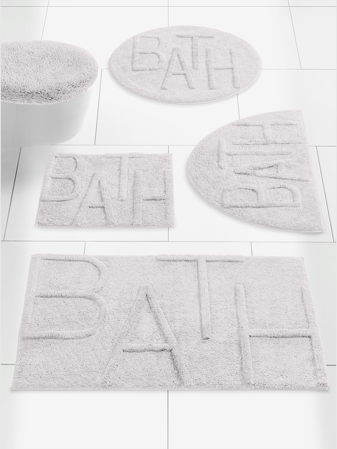 Tapis de bain coton recyclé