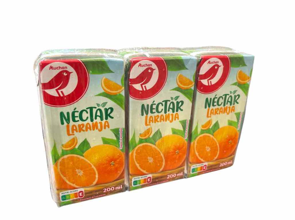 NÉCTAR AUCHAN LARANJA 3X200ML
