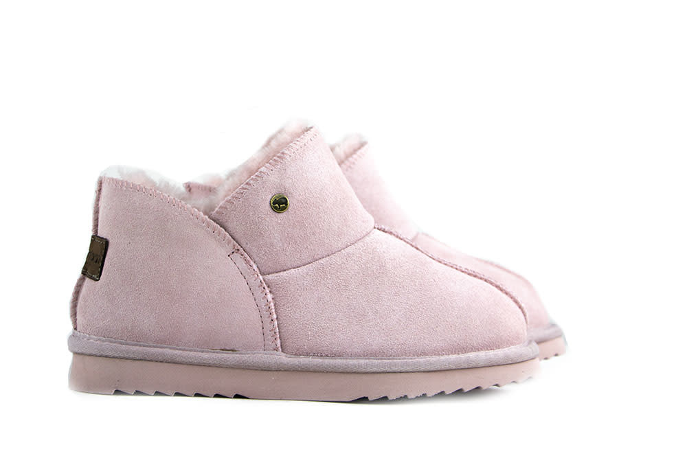 Warmbat Pantoffels Willow Roze Suede