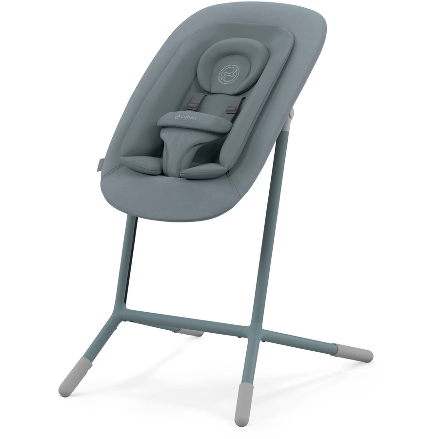 cybex GOLD Hochstuhl Lemo 4 in 1 Set Stone Blue inklusive Learning Tower