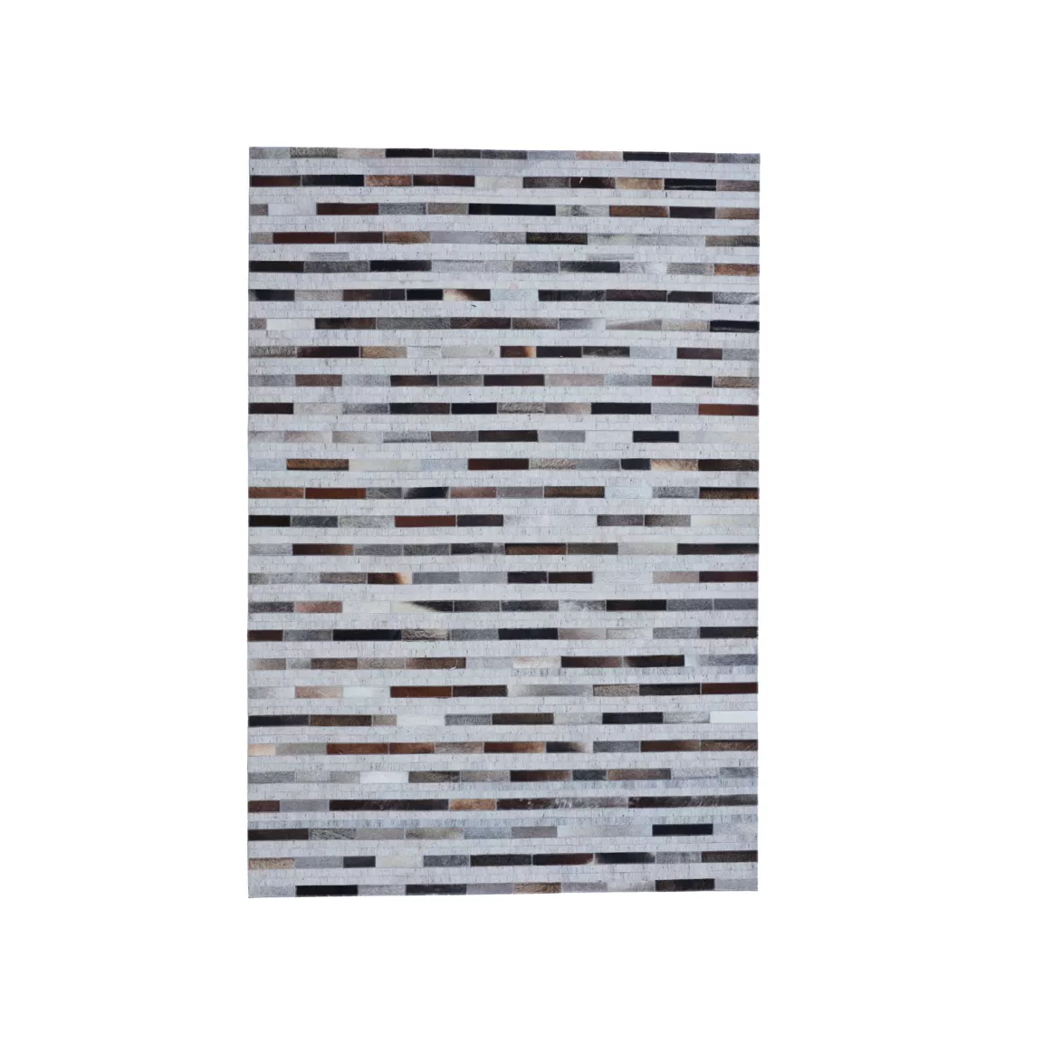 Tapis de salon rectangulaire laine jacquard (160 x 230 cm) Sanjay Gris