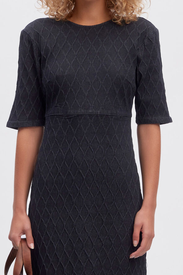 Gestuz RozerinGZ SS long dress Dark black wash