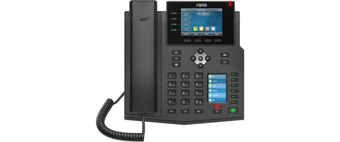 Tischtelefon X5U V2 Schwarz<br>X5U High-End-IP-Telefon