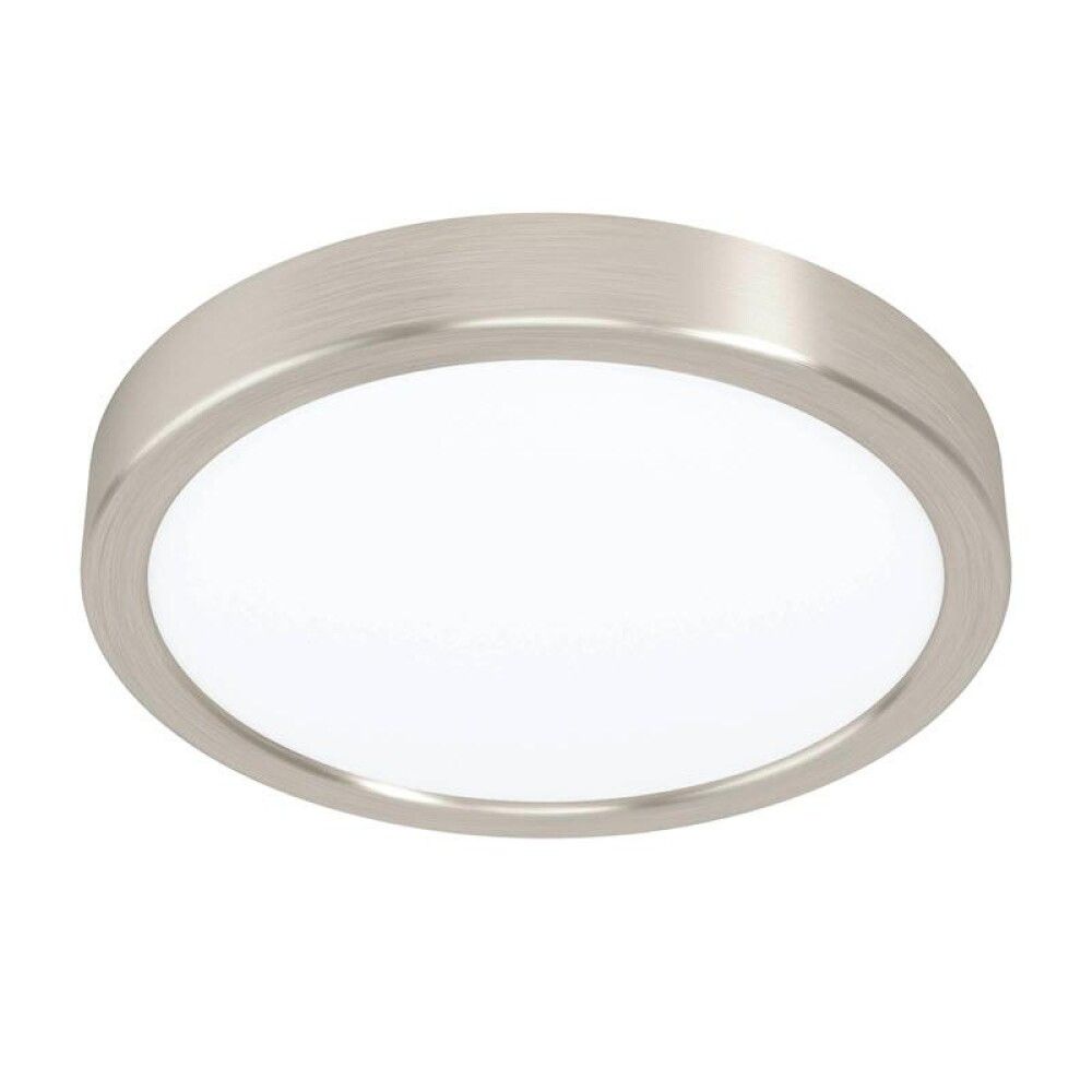 LED-PLAFOND EGLO FUEVA 5 BØRSTET STÅL Ø21 CM