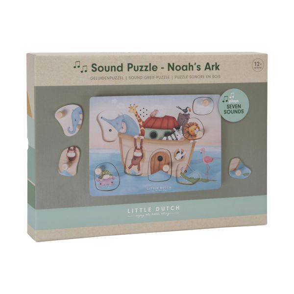 Little Dutch Ark van Noach Geluidenpuzzel