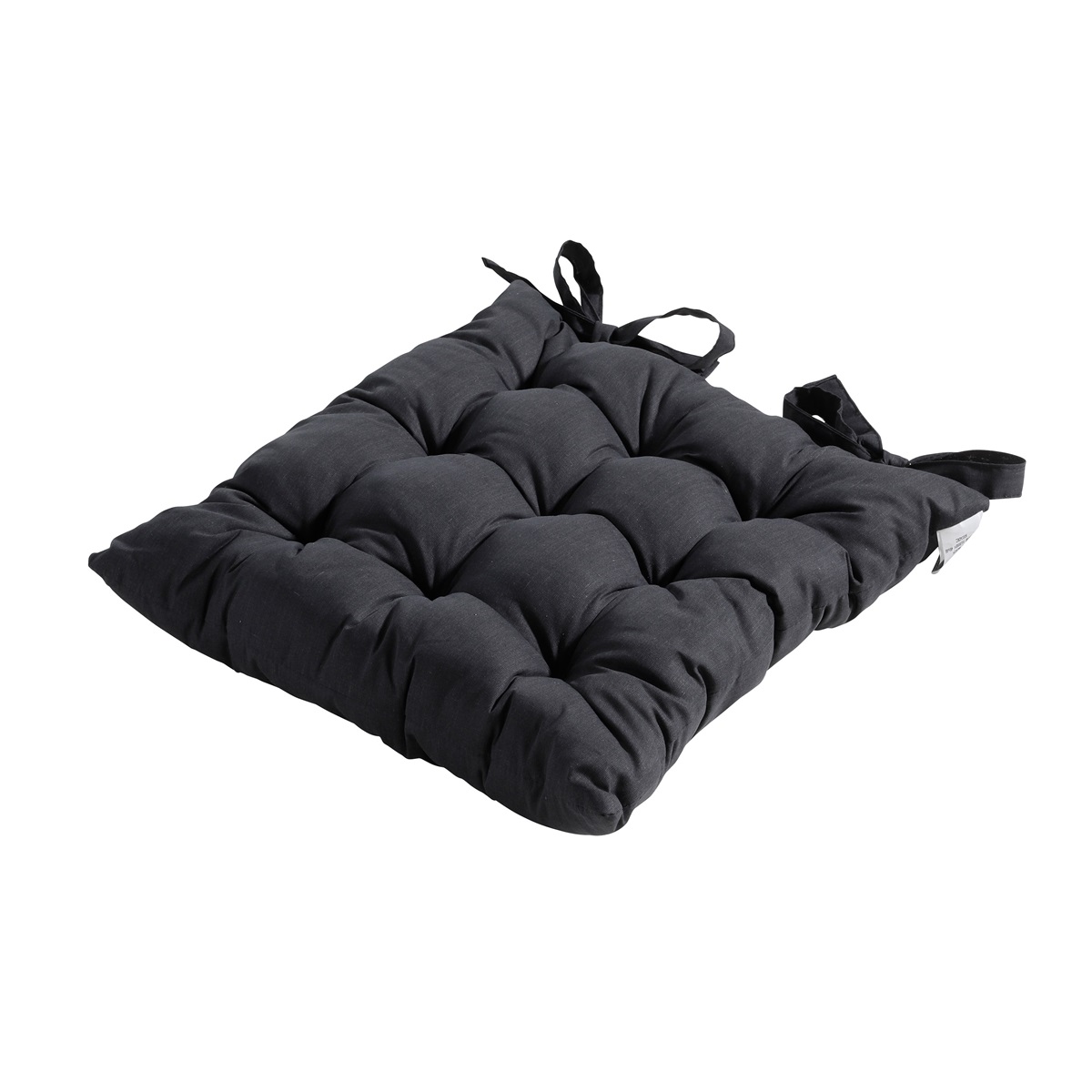 Madison Basic black Zitkussen - Set van 4