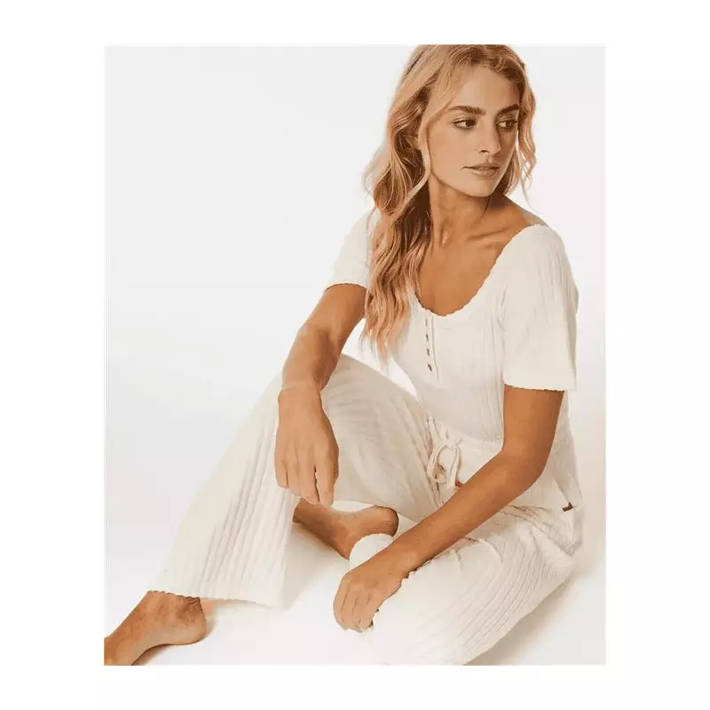 Combinaison RIPCURL Cosy Jumpsuit Ii Ecru Marle XL