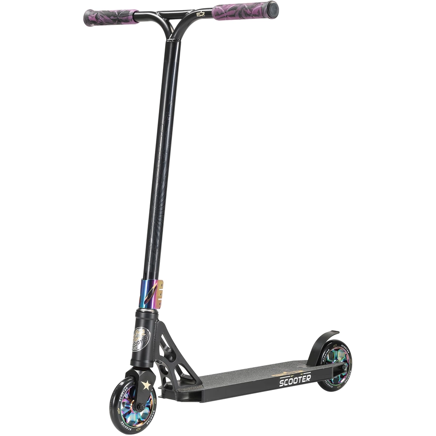 Star Scooter Roller Stunt Trick 120mm Professional schwarz, chrom