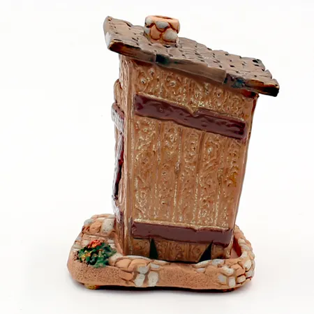 Sigro Keramik Räucher-Toilettenhäusel 7 x 7 x 10 cm