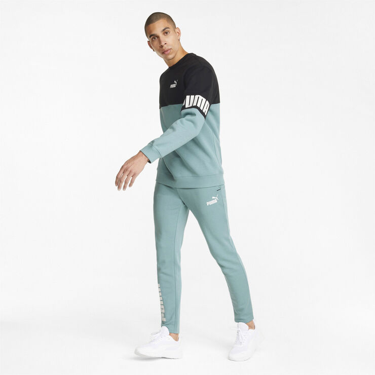 Puma Power Colour-Blocked Crew Neck sweatshirt Blå