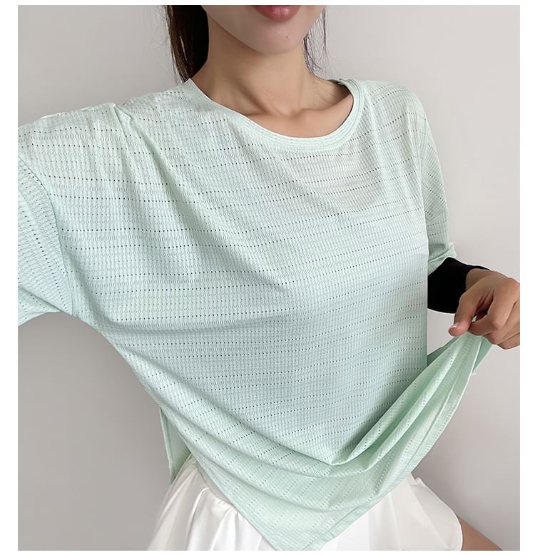 Engiko - Sport T-shirt met korte mouwen en ronde hals