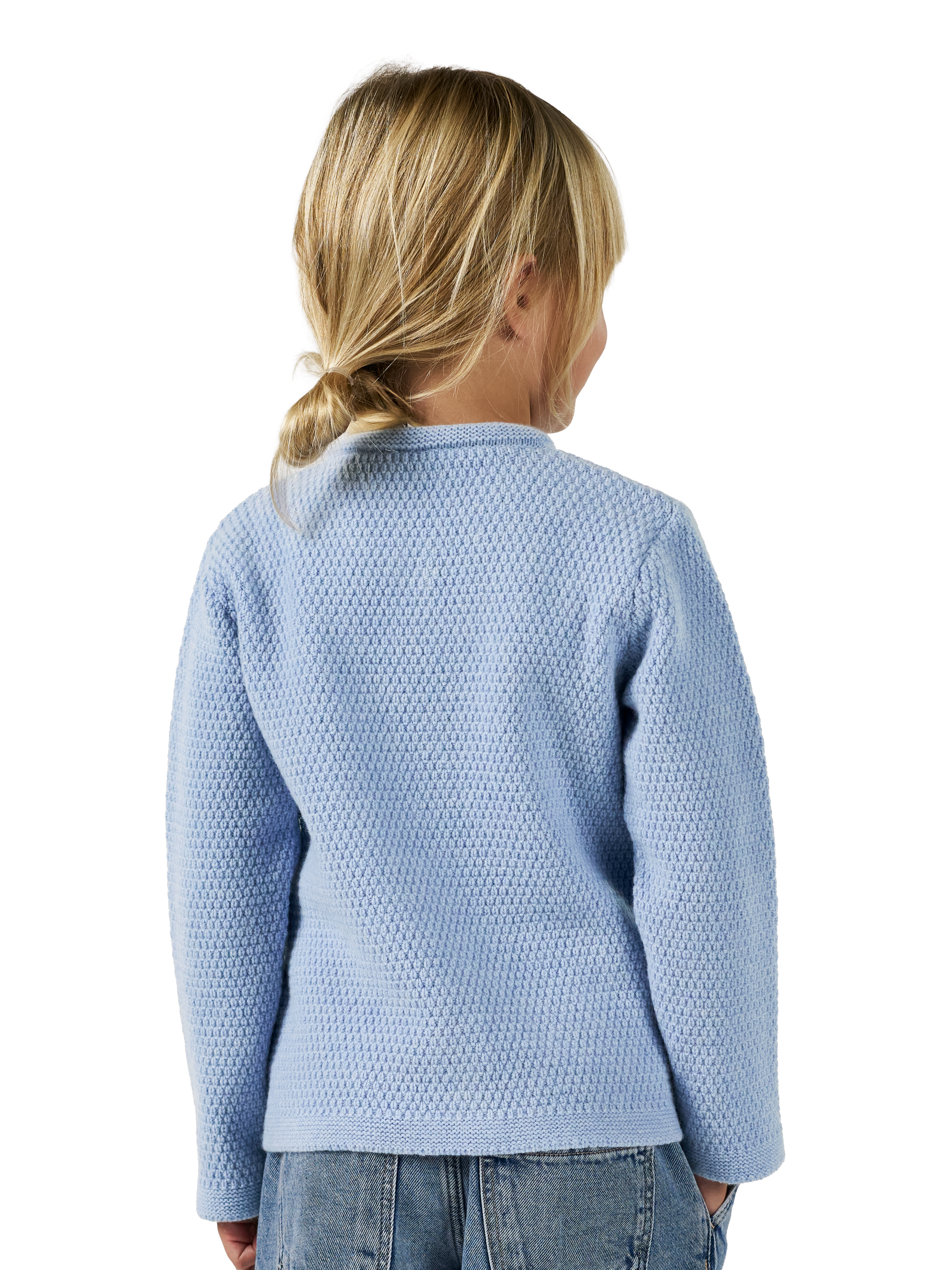 Cardigan in lamswol voor kinderen