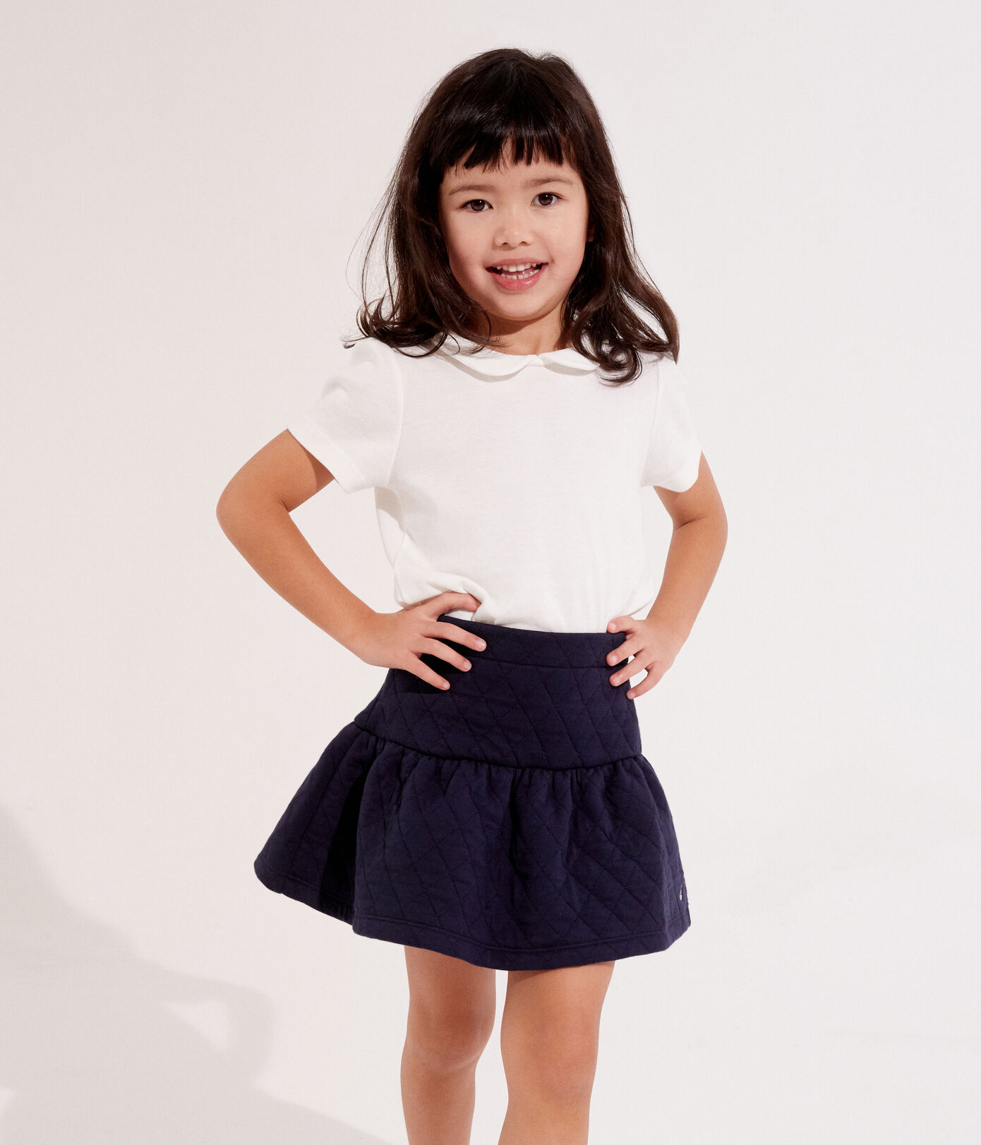 T-shirt manches courtes en coton enfant fille